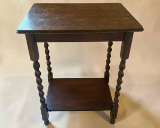 Antique Barley Twist Side Table