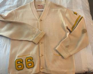 Vintage Lasley Knitting Co Wool Letterman Sweater
