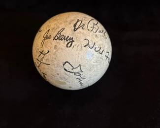 Polo Legends Signed Ball Del Carroll Joe Barry Jack Oxley John Oxley Will Farish
