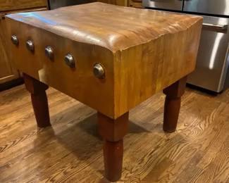 Vintage Maple Butchers Block