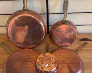 Spartan Copperware Waldow Copper Frying Pans and More