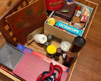 Vintage games and toys