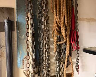 Chain and rope