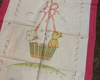 Sweet Vintage Baby Blanket 