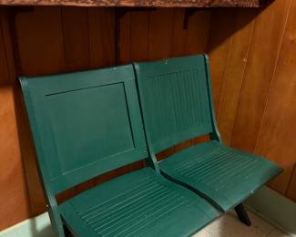 Green folding matches used in Galveston musical