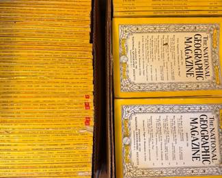 Collection of National Geographics. More not shown