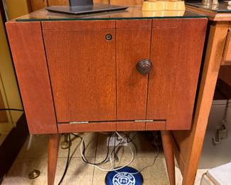 Old Tv Cabinet made into a storage cabinet