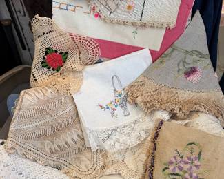 Lots of Doilies-these are just a few of them. 