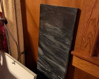 Another piece of black marble