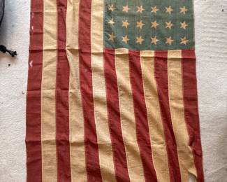 Cotton flag vintage cotton flag with 48 stars