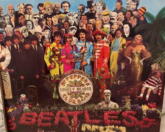 The Beatles Sgt. Pepper’s Lonely Hearts Club Band album cover.