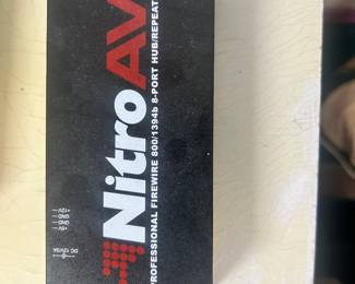Nitro AV-branded equipment case or packaging.