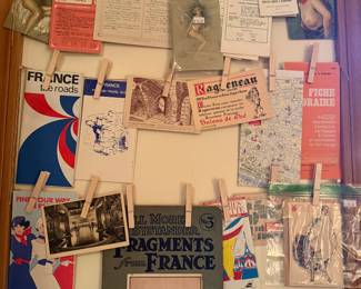 Ephemera from France- most is 100 years or older