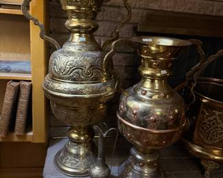 Large brass pieces