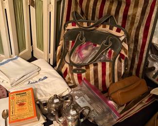 Frisco uniform, vintage luggage, themes, and flatware
