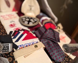 Vintage pocket squares and men’s accessories