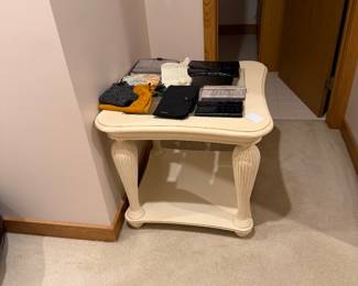 Stanley side table and wallets