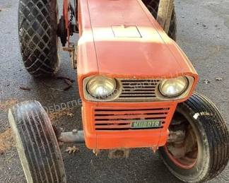 Kubota 4WD Double Traction L245DT diesel tractor & front mount blade