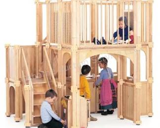 Community Playthings Model 2 Classic Lofts (2 available, disassembled)