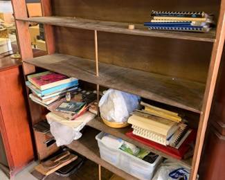 Open book shelf