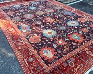 Large 10 by 15 are rug- beautiful!