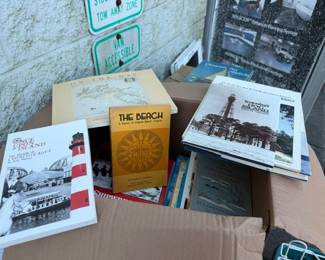 Lots of books! These reflect local interest