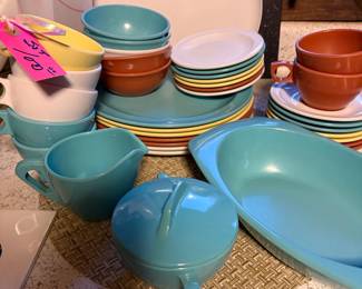 Melmac Dinnerware Set