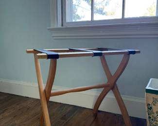 Folding Wooden Luggage Rack