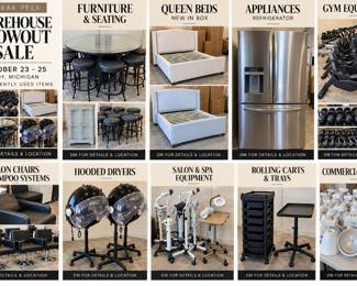 Warehouse Blowout Sale Sneak Peek
