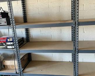 Steel Shelving Unit Lot Three