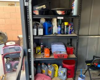 One Piece of Garage Metal Shelving