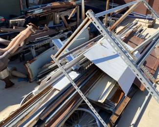 Scrap Metal, Wood, and More Lot