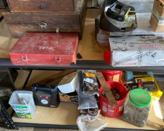 Assortment of Tools, Loose Items and Car Parts