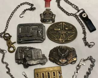 Belt Buckles, Chains More