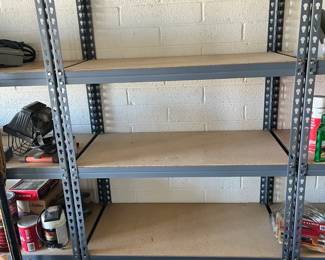 Steel Shelving Unit Lot Two