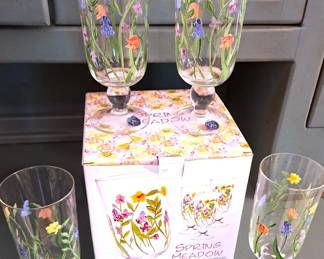 BLOCK PAINTED GLASSES