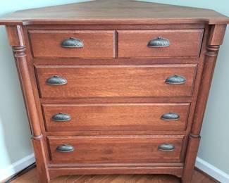 CORNER DRESSER VERY CLEAN & UNIQUE DESIGN