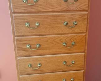  SOLID OAK TOM SEELY LINGERIE CABINET W 54" T 21"W