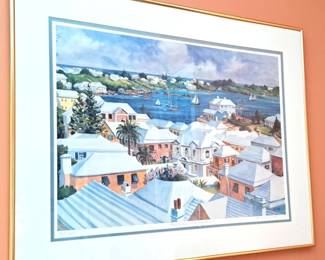FRAMED ART SIGNED