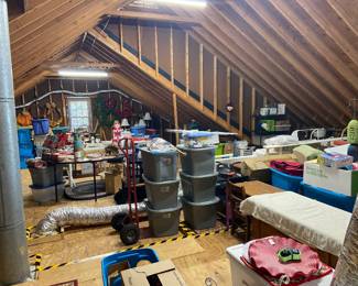 Jam-packed attic!
