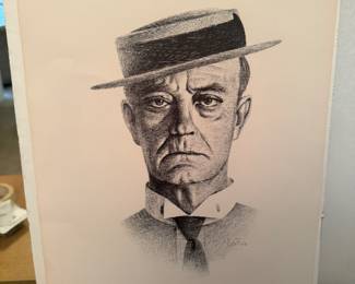 Ink & Pen Buster Keaton by Bates