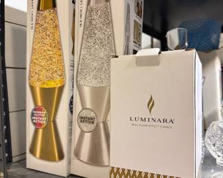 Lava lamps, Candles…