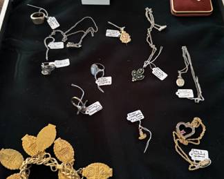 Sterling Rings, Necklaces, ….