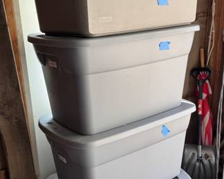We have a bunch of Empty Totes we will be selling