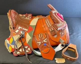Vintage Mexican Charro Saddle