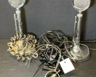 Vintage Microphones, Switchboard Operator Headphones