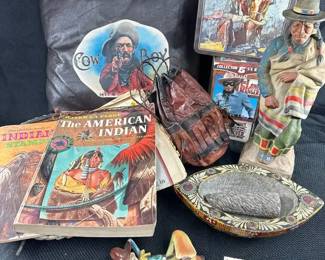 Vintage Lionstone Whiskey Decanter, Stone Mortar and Pestle, and More