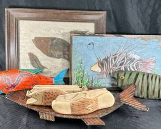 Vintage Fish Decor