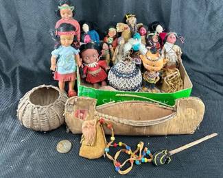Vintage Native American Doll Lot