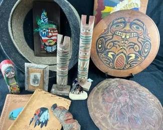 C B Tatum Original Art, Wood and Metal Native American Art and More